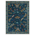 Eleganti&scaron;kas botaninių vabzdžių ra&scaron;to kilimas moderniam svetainei, miegamajam ir virtuvės valgomajam, neslystantis dekoras, vonios kambario grindų kilimėlis Alfombra 120*160cm