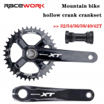 RACEWORK XT Hollowtech MTB &scaron;vaistikliai dviračio pedalų a&scaron;iai Integruota žvakė Pe 2 žvaigždutės Kalnų dviračio &scaron;vaistiklio svirtys 104 170mm