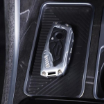 Mecha Silver Smart Key Fob Case Shell Cover For BMW X5 X6 X7 iX i5 i7 5 7 24+