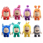 18CM Mini Mielas Oddbods Animacinis Jeff Newt Odd ZEE Bods Mink&scaron;tas Pliu&scaron;inis Žaislas Lėlė Vaikų Dovanos Namų Dekoro Figūrėlės