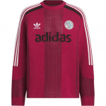 Adidas Originals ADCBC FW24 ilgomis rankovėmis su gobtuvu Adicolor džemperis Unisex Raudonas JL8362 L raudona