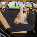 Pet Car Seat Cover for Rear Firm Suitable for Large with Visible Mesh Can be Used as a Car Pet Seat Cover or Trunk Mat for Use Seats, Design, Dogs, juoda