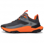 Timberland vyri&scaron;ki žemi sportbačiai Motion Access su rai&scaron;teliais vidutinio pilkumo oranžiniai TB0A6DJK-ENO 43.5