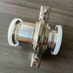 3/4'' 1'' 1.5'' 2'' 2.5'' Sanitarinis trijų spaustuvų atbulinis vožtuvas Vienpusio srauto Nerūdijančio plieno SS 304 19mm x Ferrule 50.5