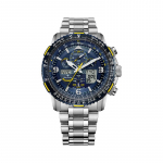 Citizen Promaster serija Blue Angel II Eco-Drive Sportiniai Aviaijos Komandierius Saulės Kvarciniai Vyri&scaron;ki laikrodžiai JY8078-52L Regular Watch Box,Blue Dial