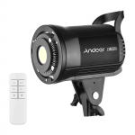 Andoer LM60Bi Ne&scaron;iojama LED fotografinė pripildymo &scaron;viesa 60W Studijinė vaizdo &scaron;viesa 3000K-5600K Dimeriuojama UK Plug
