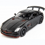 1:32 mastelio Benz SLS AMG modelio automobilis, i&scaron;lietas cinko lydinys, i&scaron;traukiamas atgal žaislinis automobilis su garsu ir &scaron;viesa, skirtas vaikams, berniukui, mergaitei 1/32-15x7.3x4.3cm