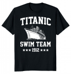 Titanic Swim Team 1912 Dad Unisex mar&scaron;kinėliai S