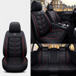 Universalus 5 komplektų automatinis sėdynės pagalvėlė odinis 5 sėdynės universalus automobilio sėdynės užvalkalas, atsparus vandeniui automobilio sėdynės užvalkalas
