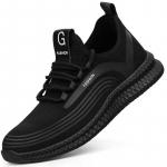 Nauji kvėpuojantys tinkliniai apsauginiai batai Vyri&scaron;ki lengvi darbo sportbačiai Darbo saugos batai Vyri&scaron;ki batai Nesunaikinami plieniniai darbo batai 44