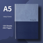 (Galimas logotipo graviravimas) A5 mink&scaron;tos odos mokinio sąsiuvinis, dienora&scaron;tis, darbo sąsiuvinis, dalykinių susitikimų sąsiuvinis, dalyko užra&scaron;ai, žinynas A5