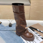 Platforma Moteri&scaron;ki Stori Auk&scaron;ti Batai Odiniai Madingi Ilgi iki Kelio Vidutinio Kulno Batai 2025 Tendencija Dizainerio Gotikiniai Žieminiai Motociklininkų Botas De Mujer 40