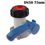 Ibc bakas 1000 l Dn50 75 mm litras 62 mm, skirtas eksportuoti vyri&scaron;ką 2 colių peteli&scaron;ko vožtuvo jungiklį