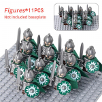 11 vnt. Viduramžių Elfų Rohano kareivių Gvardijos Armijos lotr Veiksmo Figūrėlės Mini Kaladėlės Lėlė Surinkti Statybiniai Blokai MOC PASIDARYK PATS Žaislai vaikams dovanoms