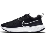 Nike React Miler 2 Juodi Balti Moteri&scaron;ki Sportbačiai Dūminės Pilkos CW7136-001 36