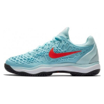 Nike Zoom Cage 3 Neslystantys Patvarūs Žemi Teniso Batai Moteri&scaron;ki Sportbačiai Mėlyni Raudoni 918199-400 40.5