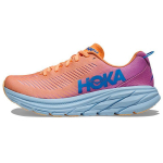 Hoka One One Rincon 3 Wide Daily Fabric žemapadžiai bėgimo bateliai moterims, oranžiniai, violetiniai 1121371-MOCY 36