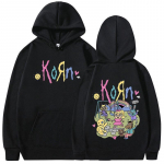 &bdquo;Korn Cartoon&ldquo; roko grupės muzikos albumas &bdquo;Hoodie&ldquo; vyri&scaron;kas moteri&scaron;kas vintažinio metalo gotikos negabaritinis megztinis &bdquo;Streetwear&ldquo; megztinis ilgomis rankovėmis 3XL