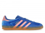 adidas Gazelle Indoor Mėlyni Pusiau Rožiniai Velvetiniai W - IG6785 EU 36 mėlyna