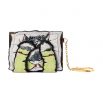 Louis Vuitton X Grace Coddington Bendradarbiavimas Catogram Katės Letenėlės Ki&scaron;enėlė Sidabrinis Metalas Iliustruotas Grafiti Odinė Piniginė Moteri&scaron;ka piniginė Balta Žalia M25732 Shopping Bag Set(Basic Set+Shopping Bag)