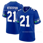 Seattle Seahawks NFL Futbolo Džersis Unisex Suaugusiems Sportinė Apranga Komandos Gerbėjų Apranga Ruduo Žiema XL blue