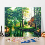 Menas &bdquo;Pasidaryk pats&ldquo; Tapyba pagal skaičius Skaitmeninis aliejinis paveikslas Aliejinė tapyba Skaičių tapyba Deimantinė tapyba Namų dekoro pomėgiai 40x50cm no frame