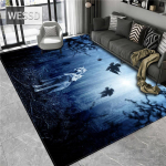 Vilko kilimas 3D gyvūnų grindų kilimėlis vonios kambariui didelis flanelinis kilimas svetainės miegamojo baldams kilimėlis poilsio kilimas prie lovos 120x160cm 1pcs