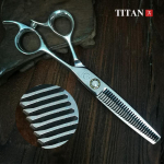 TITAN Profesionali Kirpykla Kirpyklos Įrankiai Salonas Plaukų kirpimo Žirklės Plaukų Žirklės Japan ATS314 Nerūdijantis plienas