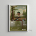 Pop repo muzikos albumo vir&scaron;elio atlikėjas Taileris Kūrėjas Plakatas Reperis Hip Hopas Rokas Gėlių berniukas Goblinas Drobės menas Namų sienos sofos dekoras 30x40cm No Frame