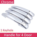 for Citroen C3 Mk2 2010~2016 Chrome Door Handle Cover Car Accessories Stickers Trim Set 2011 2012 2013 2014 2015 VT VTR+ Handle 4 Door