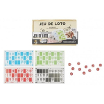 Jeu de soci&eacute;t&eacute; loto - Coffret kit jeu en bois