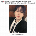 &bdquo;Paklydusių vaikų&ldquo; 9-asis mini albumas &bdquo;ATE POP-UP MD Binder&ldquo; nuotraukų kortelė KPOP Changbin