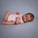 Gyvos Reborn lėlės Silikoninis visas kūnas Mergaitė LouLou 19'' 49cm Atspari vandeniui Du&scaron;o žaislas Rankų darbo į&scaron;aknydinti plaukai Kūdikio lėlės Vaikams nuo 3 metų full silicone boy