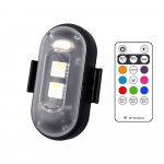 RGB Mini Ki&scaron;eninis Orlaivis LED Motociklo Stroboskopas Nuotolinis Signalas Drono Blykstės Indikatoriai Automobiliui Dviratį Motociklui