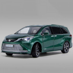 1:24 Toyota Sienna MPV Minivenas Lydinio Liejinys Žaislinis Automobilis Metalinis Žaislas Komercinis Transportas Automobilio Modelis Garsas ir &Scaron;viesa Atitraukiamas Kolekcija Vaikų Žaislas juoda