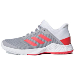 Adidas Adizero Club Patogūs Lengvi Patvarūs Žemi Teniso Batai Moteri&scaron;ki Sportbačiai Pilki Oranžiniai CG6364 39⅓