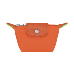 Longchamp Le Pliage Green Užsegamas užtrauktuku ir spaudėmis Daugkartinio naudojimo drobės delninukė Monetinė moteri&scaron;ka delninukė Oranžinė 30016919P69 Orange