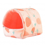 Žiurkėno lizdas Pusiau uždaro dizaino naminių gyvūnėlių slėptuvė Sveikas gražus animacinis žiurkėno žiurkėno hamakas lizdo lova ežiukui S