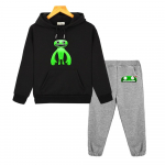 Garten of Banban Jumbo Josh Hoodie Rinkiniai Kawaii Cartoon Game Grafiniai megztiniai su gobtuvu berniukams ir mergaitėms vaiki&scaron;ki megztiniai kostiumai 130