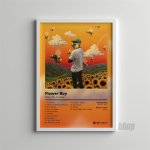 Pop repo muzikos albumo vir&scaron;elio atlikėjas Taileris Kūrėjas Plakatas Reperis Hip Hopas Rokas Gėlių berniukas Goblinas Drobės menas Namų sienos sofos dekoras 30x40cm No Frame
