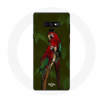 Coque pour Samsung Galaxy Note 9 Pionus Perroquet Rouge