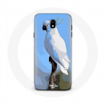 Coque pour Samsung Galaxy S5 Cacato&egrave;s Perroquets blanc Oiseaux