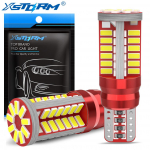 2vnt T10 W5W Led 168 192 57vnt 3014 lustai lemputė Canbus automobilių stovėjimo lempa Automobilio salono ap&scaron;vietimo prietaisų žibintai balti 6000K 12V