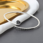 Bohemia 925 Sterling Sidabro senovinė žavinga apyrankė ir apyrankė moterims Vyri&scaron;ki madingi eleganti&scaron;ki papuo&scaron;alai Sl141