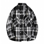 8XL Didelio dydžio mar&scaron;kiniai Ruduo/Žiema Pavasaris/Ruduo Languoti mar&scaron;kiniai Ilgomis rankovėmis Vyri&scaron;ki Laisvalaikio Laisvi Retro Apykaklė Laisvi 8XL