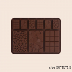 Įvairių stilių &scaron;okolado formelės Dubajus silikono &scaron;okolado batonėlis tortų formavimo įrankiai Pistacijų saldainių formelės &scaron;okolado įdarui &scaron;viesiai geltonos spalvos