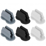 6 vnt. patobulinti ra&scaron;iklių laikikliai, lipnūs, stiprūs, lengvai montuojami pie&scaron;tukų segtukai, ra&scaron;iklių laikikliai, stalinio kompiuterio tvarkyklės priedai 6pcs