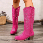 Moteri&scaron;ki pusblauzdžiai Batai Retro Dydis Plius Moteri&scaron;ki Batai Trendas Lauko Prabangūs Ankle Boots Smailūs Vakarų Kaubojaus Batai Moterys 36