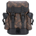 Coach Hitch 13 Klasikinis logotipas Vežimo ra&scaron;to spaudinys Mini kuprinė Vyri&scaron;ka kuprinė Anglies spalvos CE507-A7U Basic Set (Bag+Dust Bag)