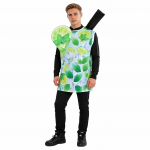 Kokteilio taurės kostiumas cosplay, suaugusiems One size fits all adults žalia